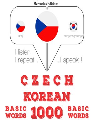 cover image of Čeština--korejština